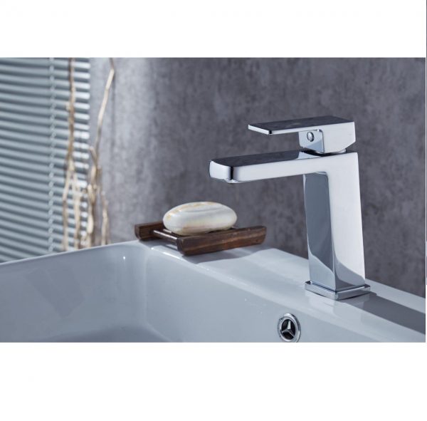 QUAZ square basin mixer chrome