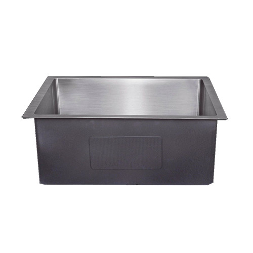 304 Handmade Stainless Steel Single Undermount Kitchen Sink 550mm